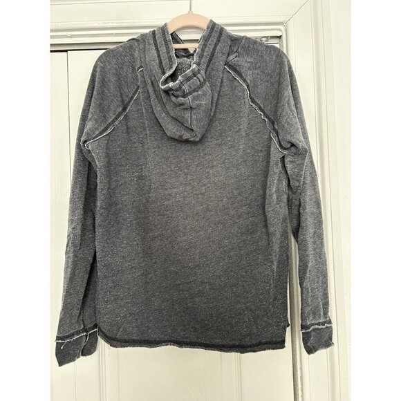 Grayson Threads Vintage Feel Lightweight Heather Gray Hoodie Top Size M - Picture 2 of 7